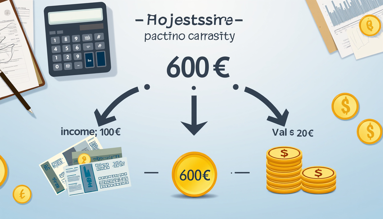 ​Comment convertir un salaire brut mensuel de 600 € en net ?​
